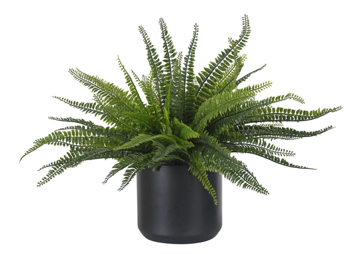 Plante synthétique fougère avec pot en céramique pour salon et bureau