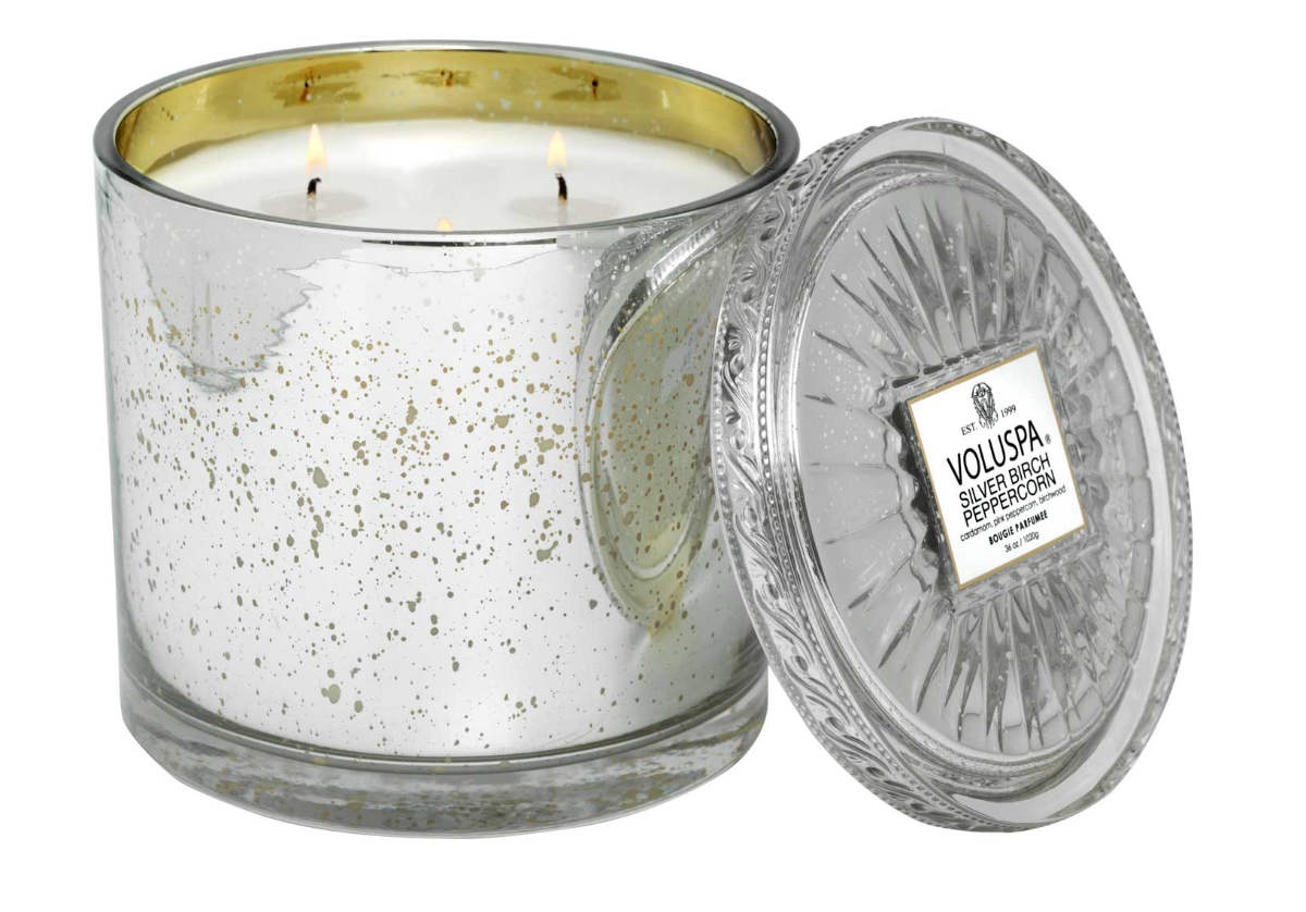 Bougie artisanale en cire de coco naturelle au parfum Poivre rose Tabac Persistant pour Salon et Bureau