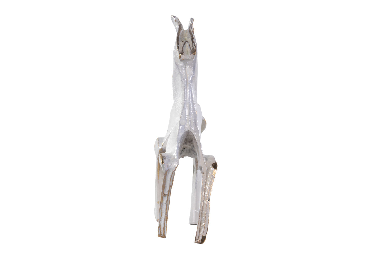 Sculpture de cheval en laiton classique avec détails en fonte pour bureau et salon